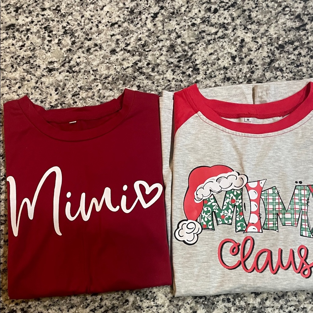 2 “Mimi” T-shirts-NWOT